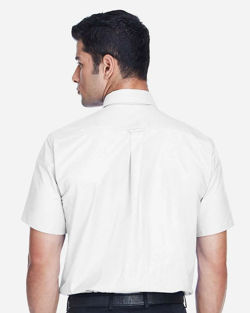 Men's Oxford Short Sleeve with Stain-Release | T-Shirt Time