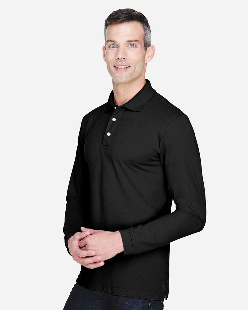 Men's Easy Blend™ Long Sleeve Polo | T-Shirt Time