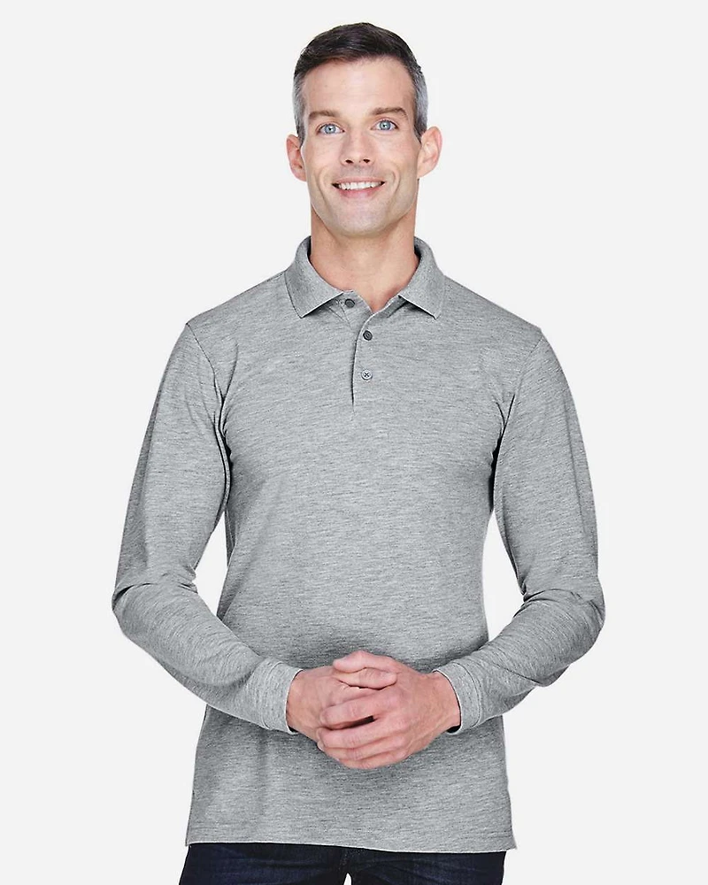 Polo à Manches Longues Easy Blend™ pour Homme