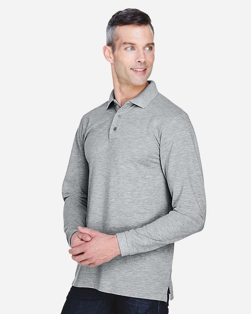 Polo à Manches Longues Easy Blend™ pour Homme