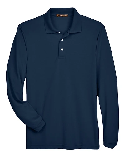 Men's Easy Blend™ Long Sleeve Polo | T-Shirt Time