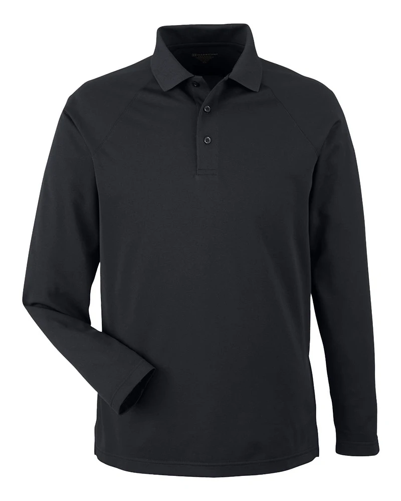 Men's Charge Snag and Soil Protect Long Sleeve Polo | T-Shirt Time