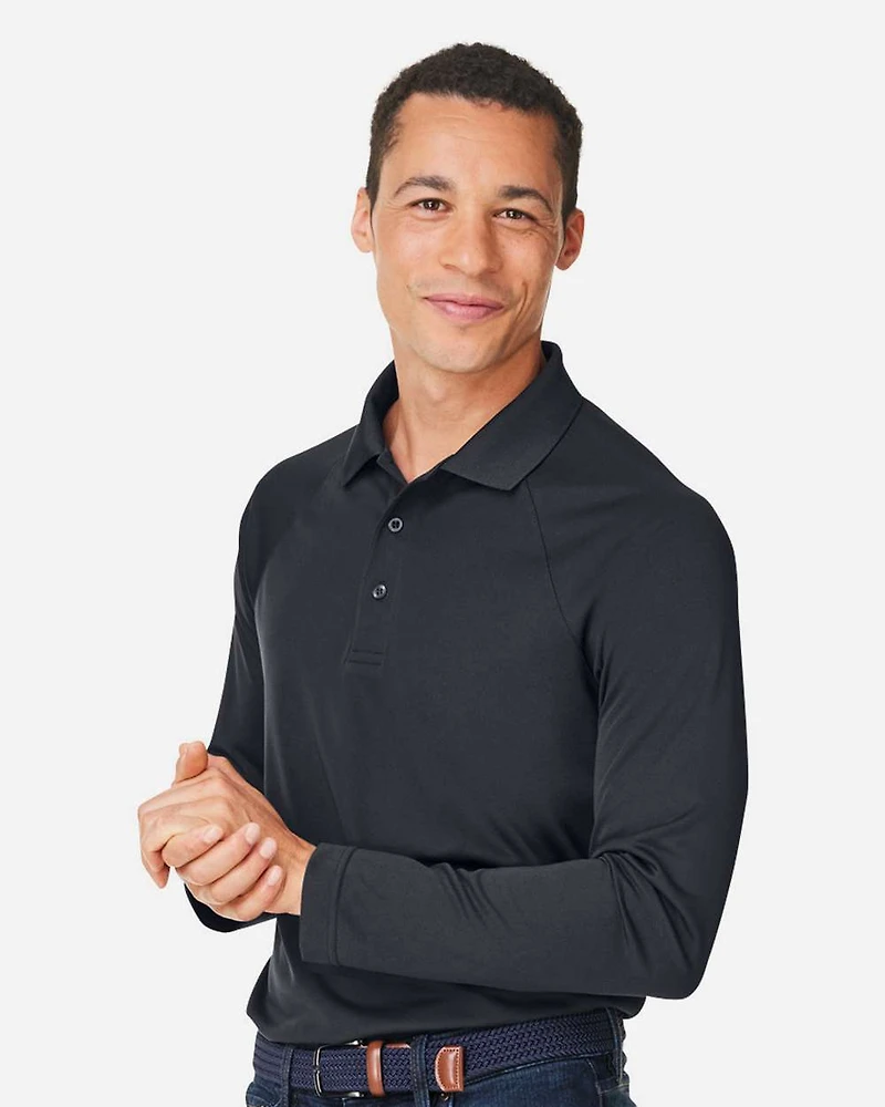 Men's Charge Snag and Soil Protect Long Sleeve Polo | T-Shirt Time