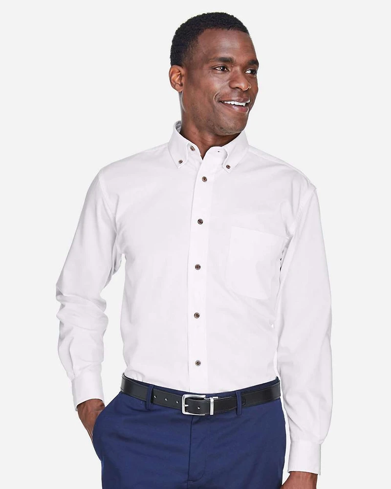 Men's Tall Easy Blend™ Twill Dress Shirt | T-Shirt Time