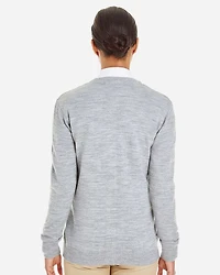 Cardigan à Boutons Col V pour Femme Pilbloc