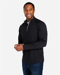 Men's Origin Performance Pique Quarter-Zip Pullover | T-Shirt Time