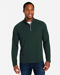 Men's Origin Performance Pique Quarter-Zip Pullover | T-Shirt Time