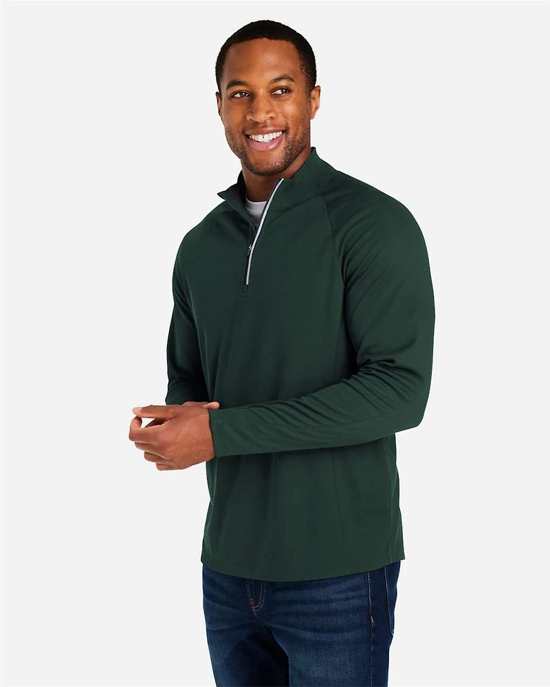 Men's Origin Performance Pique Quarter-Zip Pullover | T-Shirt Time