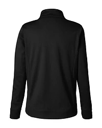 Pull à fermeture éclair quart de tour avec protection contre les accrocs et colorblock pour femmes