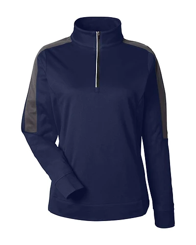 Women’s Market Snag Protect Mesh Colorblock Quarter-Zip Pullover