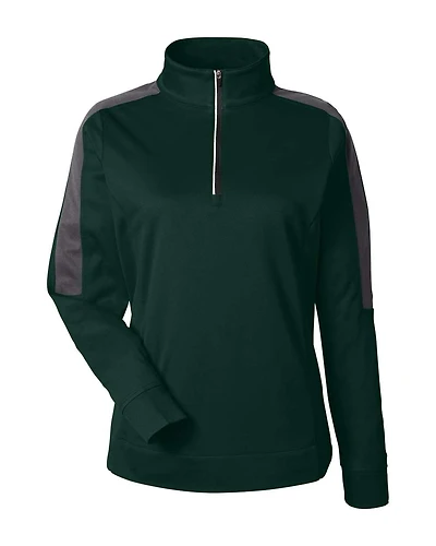 Women's Market Snag Protect Mesh Colorblock Quarter-Zip Pullover | T-Shirt Time