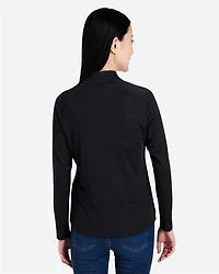 Women's Origin Performance Pique Quarter-Zip Pullover | T-Shirt Time