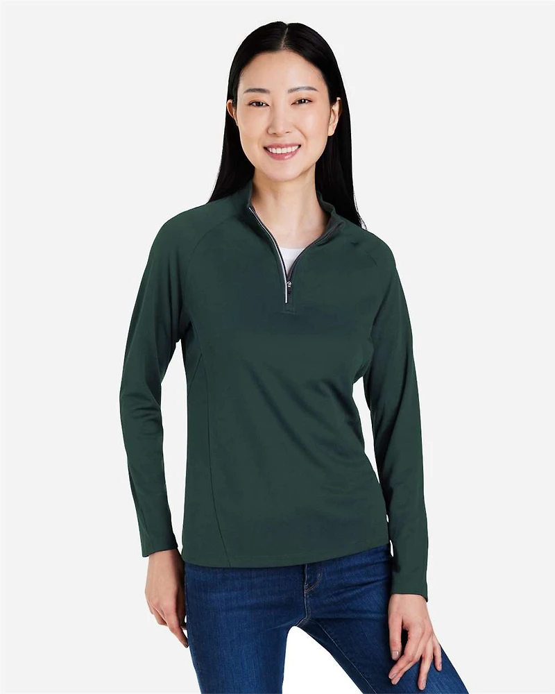 Women's Origin Performance Pique Quarter-Zip Pullover | T-Shirt Time