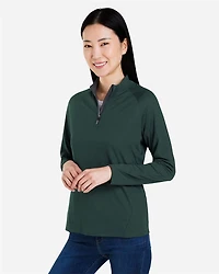 Women's Origin Performance Pique Quarter-Zip Pullover | T-Shirt Time