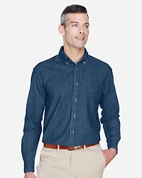 Men's Tall Denim Shirt | T-Shirt Time