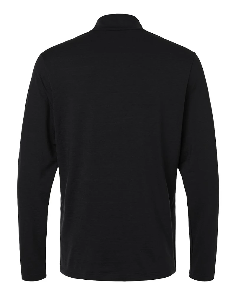 Men's Textured Stripe Quarter-Zip Pullover | T-Shirt Time