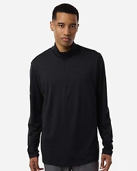 Men's Textured Stripe Quarter-Zip Pullover | T-Shirt Time