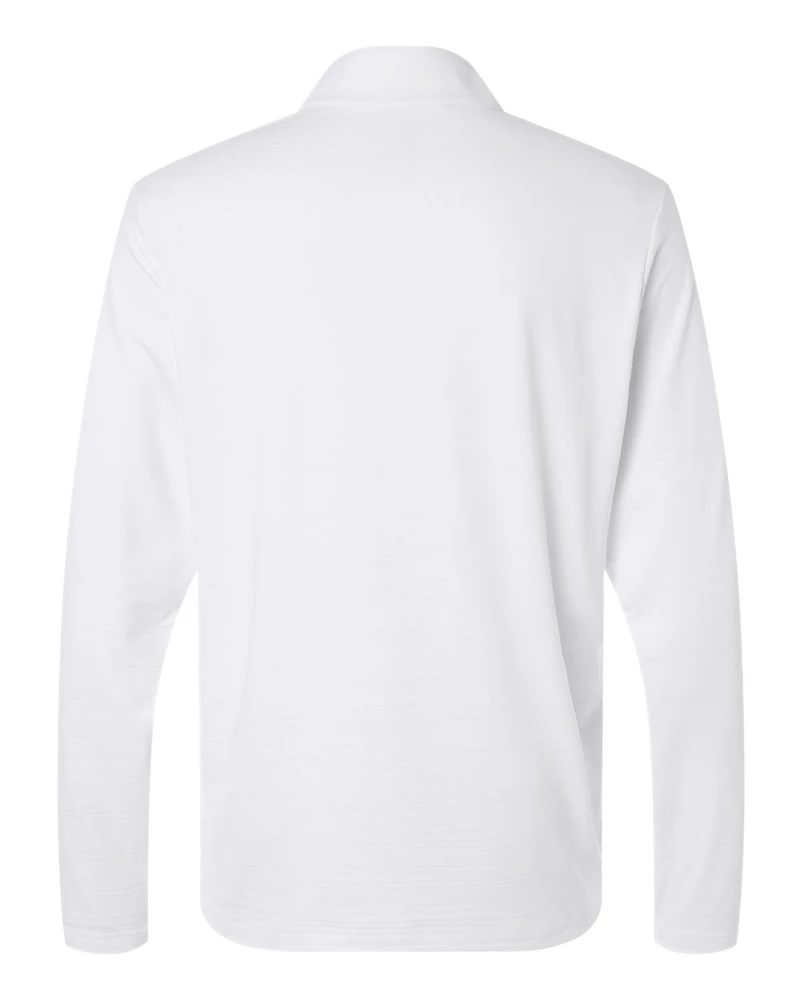 Pull à fermeture éclair quart de tour rayures texturées pour hommes