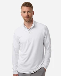 Pull à fermeture éclair quart de tour rayures texturées pour hommes