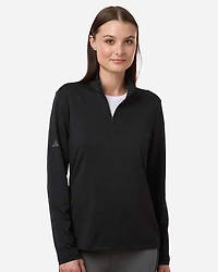 Women's Textured Stripe Quarter-Zip Pullover | T-Shirt Time
