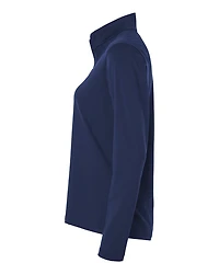 Women’s Textured Stripe Quarter-Zip Pullover