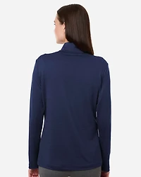 Women’s Textured Stripe Quarter-Zip Pullover