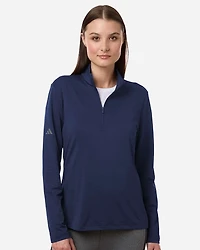 Women’s Textured Stripe Quarter-Zip Pullover
