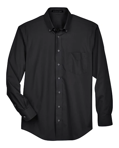 Men's Crown Collection® Broadcloth Woven Dress Shirt | T-Shirt Time