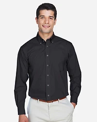 Men's Crown Collection® Broadcloth Woven Dress Shirt | T-Shirt Time