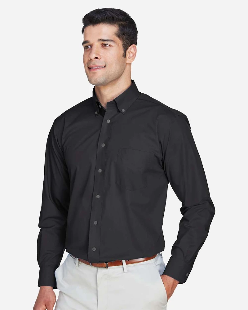Men's Crown Collection® Broadcloth Woven Dress Shirt | T-Shirt Time