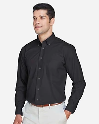 Men's Crown Collection® Broadcloth Woven Dress Shirt | T-Shirt Time