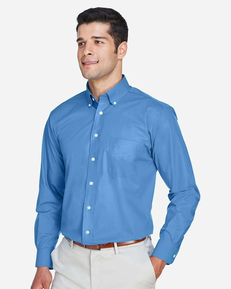 Men's Crown Collection® Broadcloth Woven Dress Shirt | T-Shirt Time