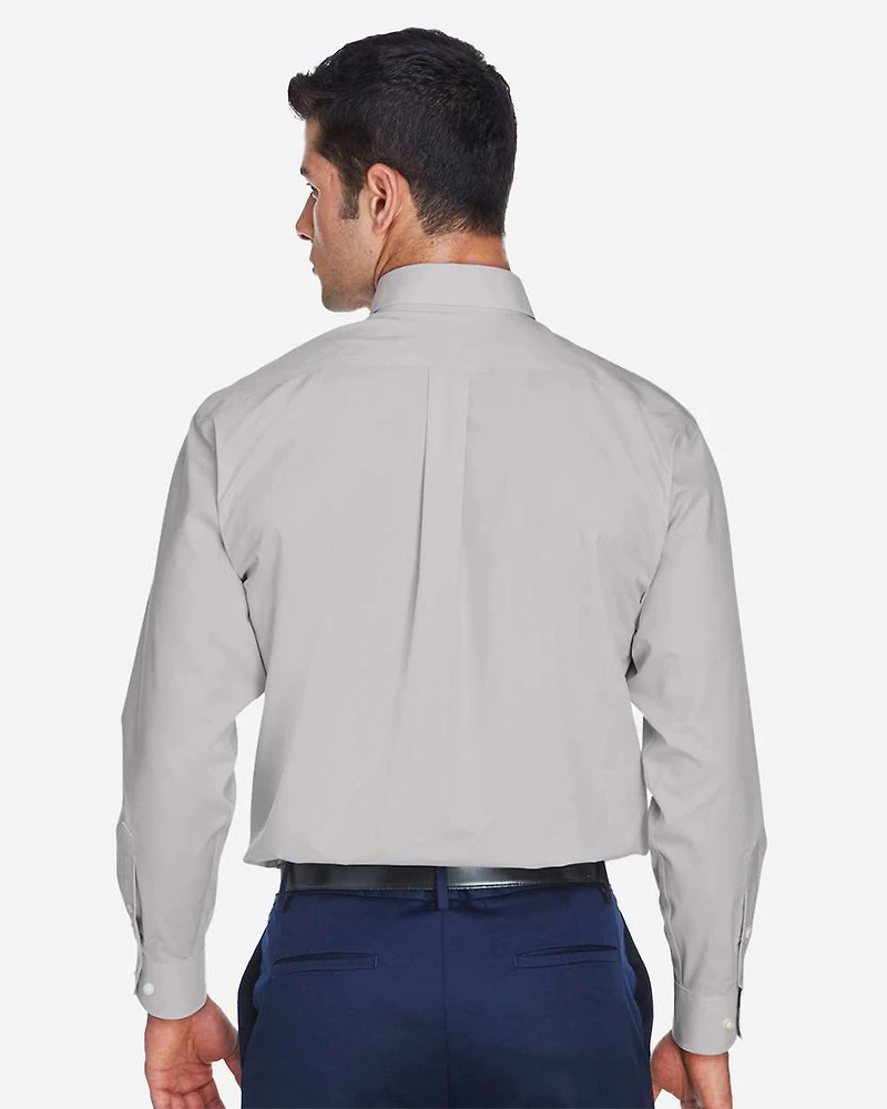 Chemise habillée tissée Broadcloth de la Collection Crown pour hommes