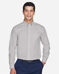 Chemise habillée tissée Broadcloth de la Collection Crown pour hommes