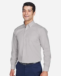 Chemise habillée tissée Broadcloth de la Collection Crown pour hommes