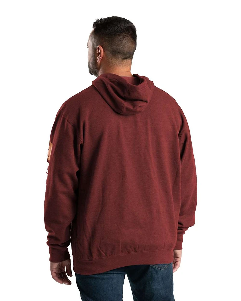 Sweat à capuche manches signature pour homme