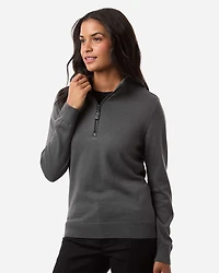Pull à fermeture éclair quart de tour pour femmes, New Classics