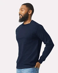 Unisex Ultra Cotton® Long Sleeve Pocket T-Shirt | Time