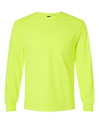 Unisex Ultra Cotton® Long Sleeve Pocket T-Shirt | Time