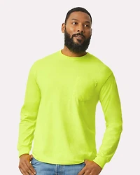 Unisex Ultra Cotton® Long Sleeve Pocket T-Shirt | Time