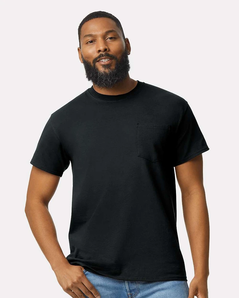T-Shirt Unisexe Ultra Cotton® avec Poche | Time