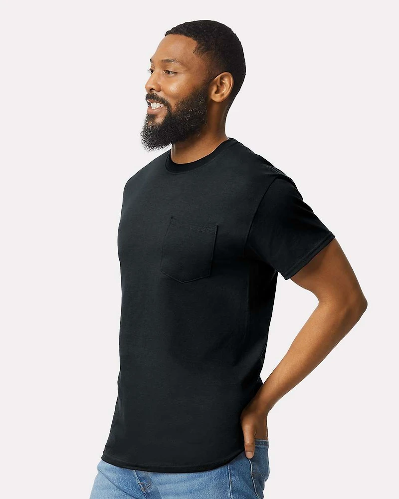 T-Shirt Unisexe Ultra Cotton® avec Poche | Time