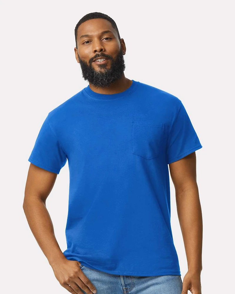 T-Shirt Unisexe Ultra Cotton® avec Poche | Time