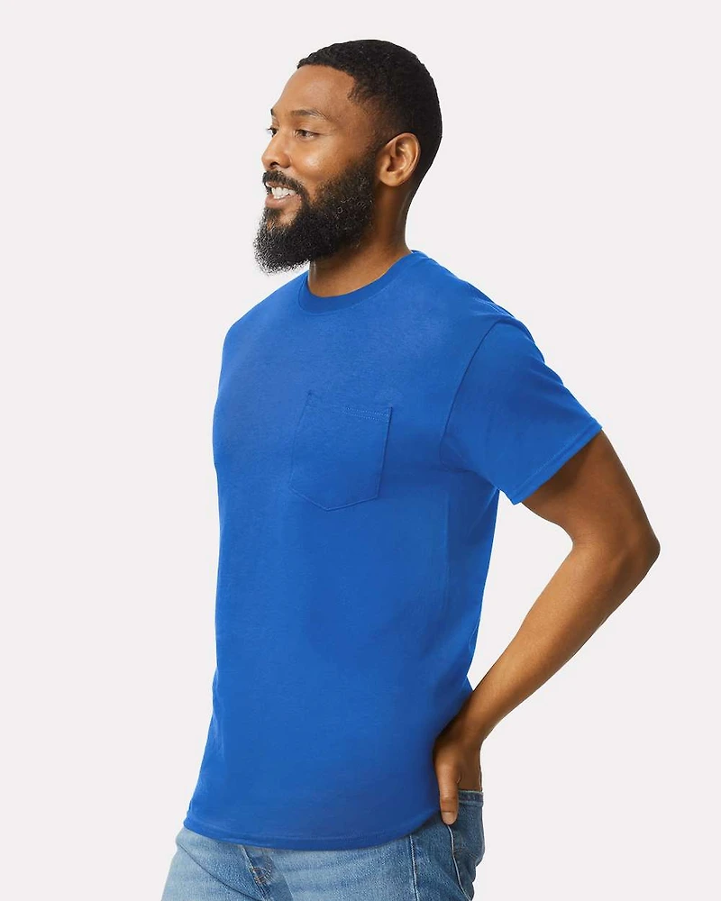 T-Shirt Unisexe Ultra Cotton® avec Poche | Time