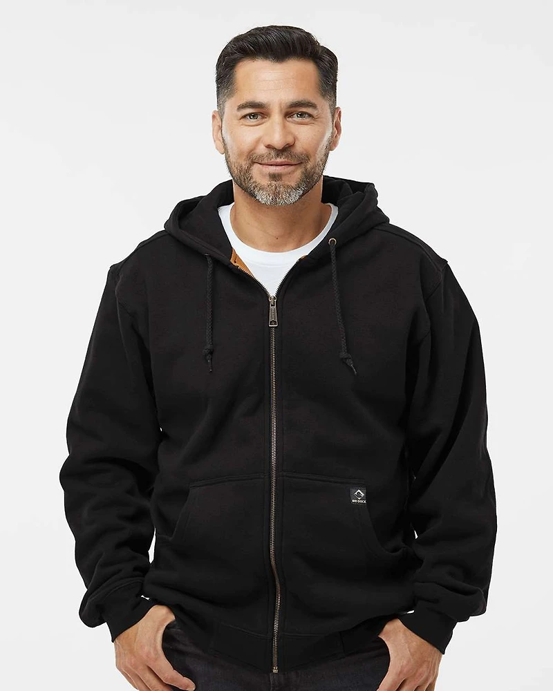 Men's Crossfire Heavyweight Power Fleece Hooded Jacket with Thermal Lining | T-Shirt Time