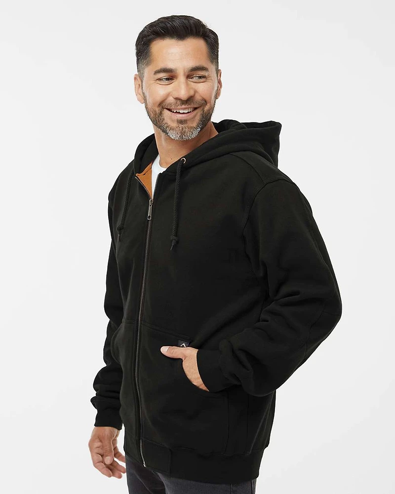 Men's Crossfire Heavyweight Power Fleece Hooded Jacket with Thermal Lining | T-Shirt Time