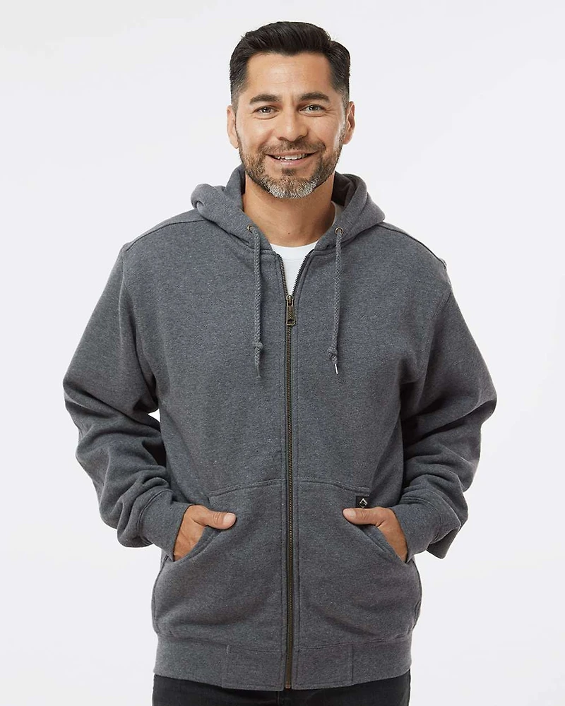 Veste à Capuche en Polaire Lourde Power pour Hommes avec Doublure Thermique Crossfire