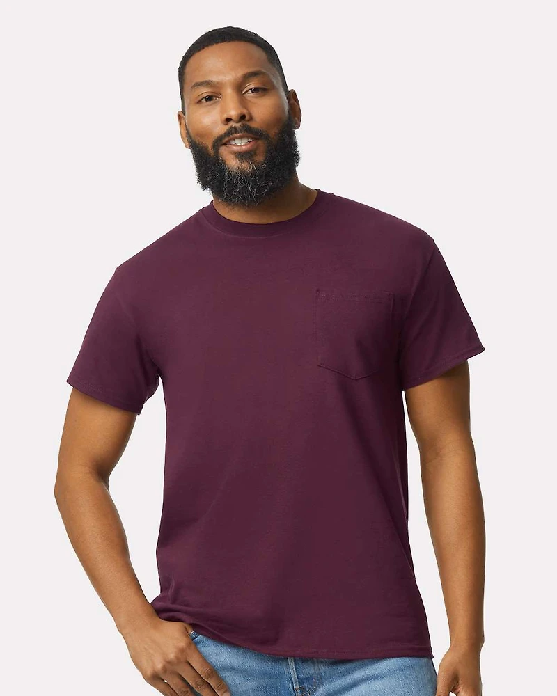 T-Shirt Unisexe Ultra Cotton® avec Poche | Time