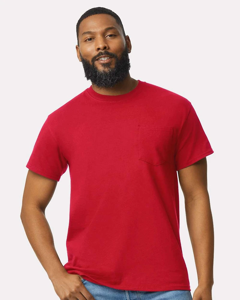 T-Shirt Unisexe Ultra Cotton® avec Poche | Time