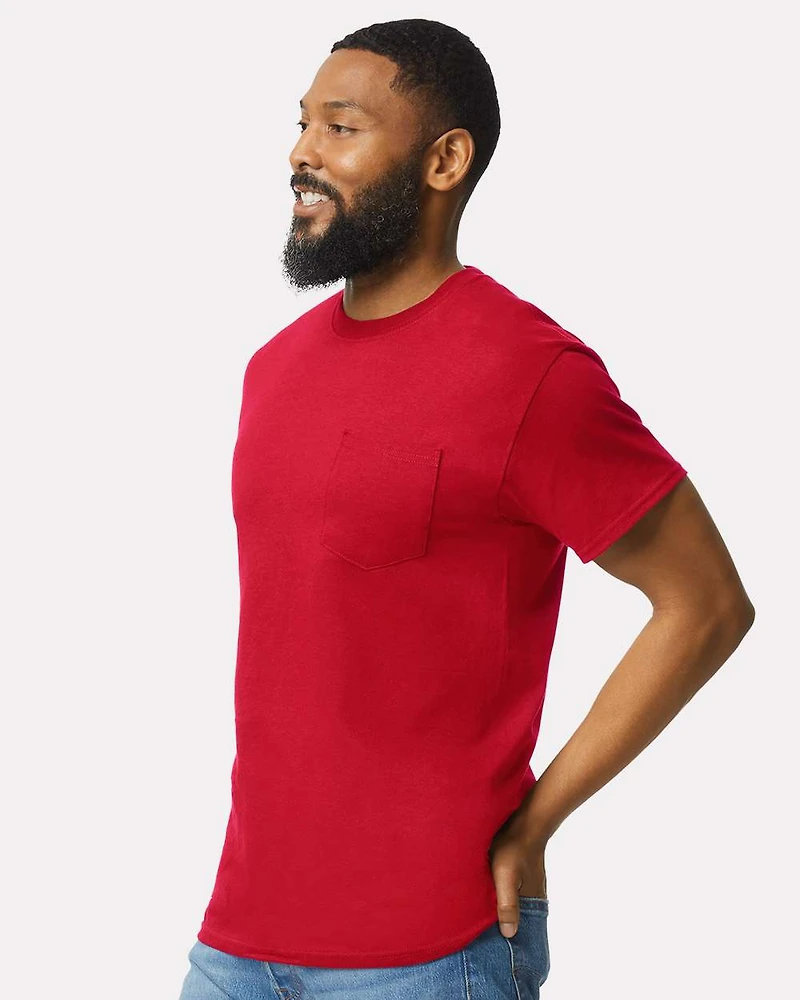 T-Shirt Unisexe Ultra Cotton® avec Poche | Time